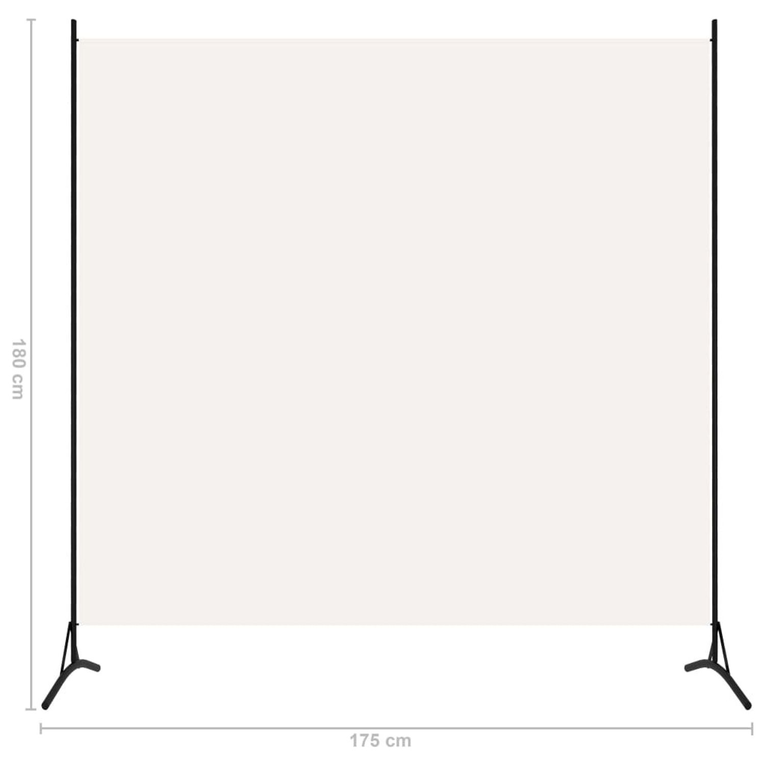 Koohashop Paravan de camera cu 1 panou, alb crem, 175 x 180 cm fotografia produsului View 3 L