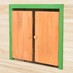 Koohashop Casuta de joaca pentru copii, verde, lemn de brad fotografia produsului View 2 S