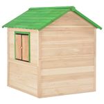 Koohashop Casuta de joaca pentru copii, verde, lemn de brad fotografia produsului View 5 S