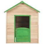 Koohashop Casuta de joaca pentru copii, verde, lemn de brad fotografia produsului View 6 S
