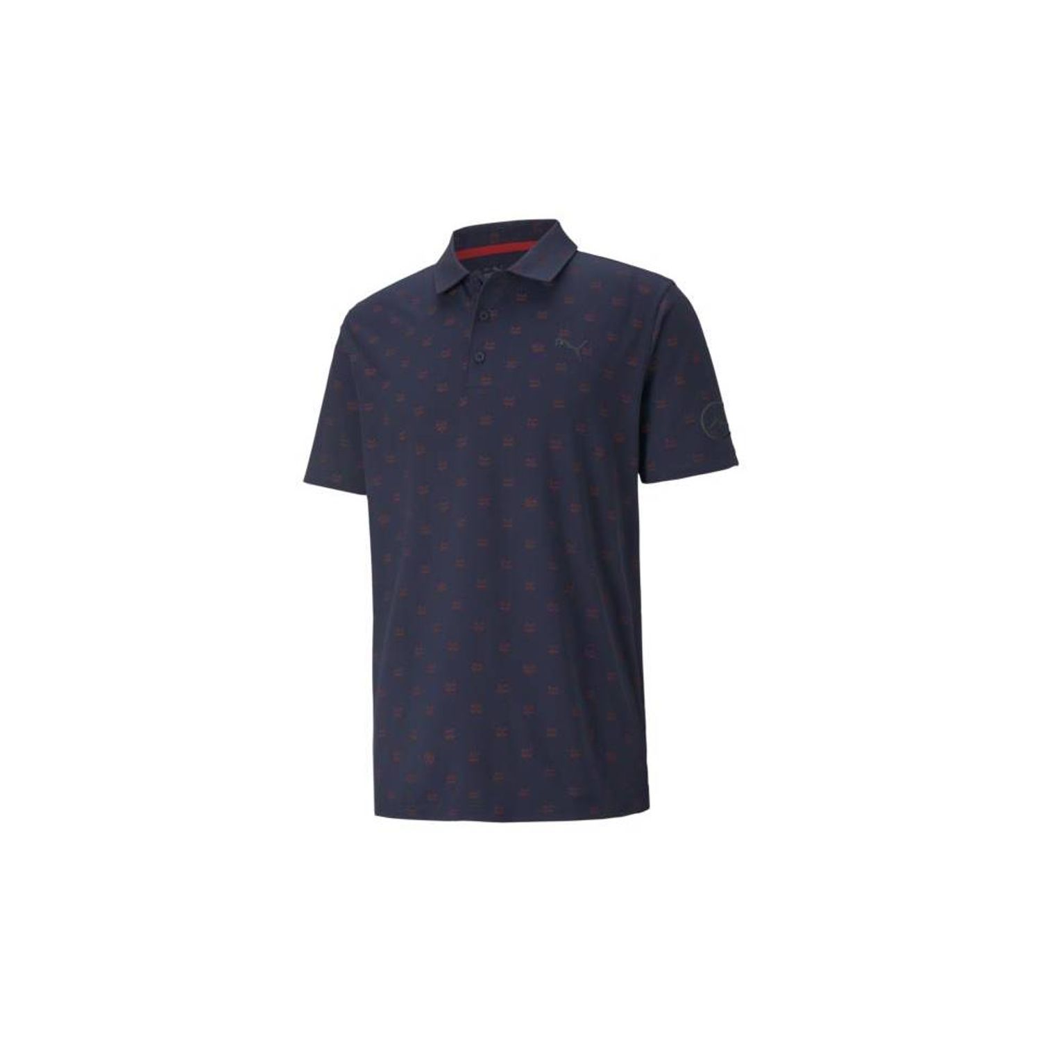 Tricou Polo Golf, Mercedes-Benz x Puma, Barbati, Navy, M fotografia produsului