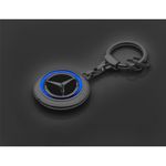Breloc Mercedes-Benz EQ, Iluminat, Albastru fotografia produsului View 2 S