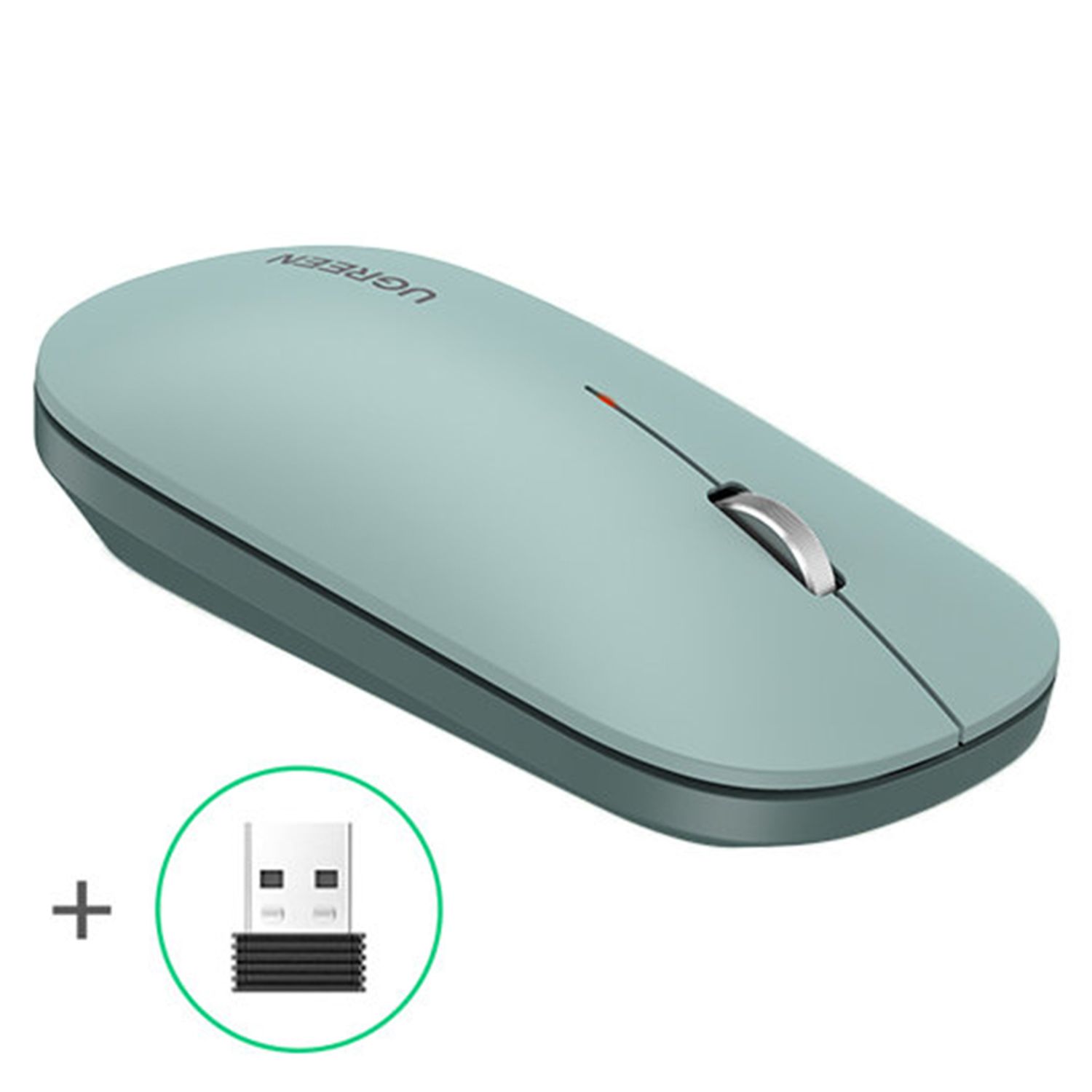 Mouse wireless, dpi 1000-4000, Ugreen, verde, 90374 fotografia produsului View 2 L