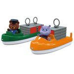 Set AquaPlay 2 barci cu container si 2 figurine fotografia produsului