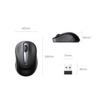 Mouse wireless cu dpi ajustabil, Ugreen, negru, 90371 fotografia produsului View 3 S