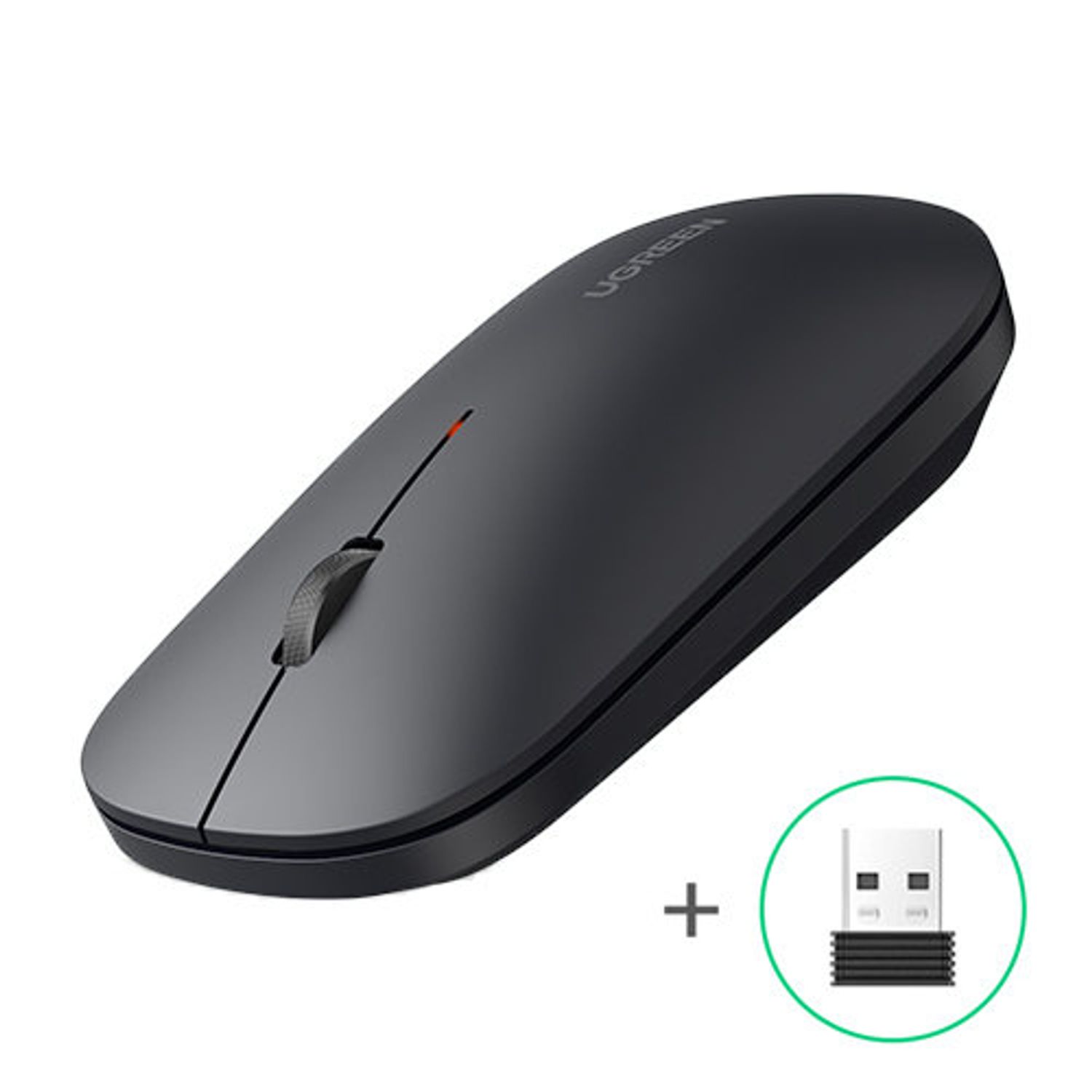 Mouse wireless, dpi 1000-4000, Ugreen, negru, 90372 fotografia produsului