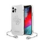 Husa premium Guess pentru Apple iPhone 12/12 Pro Transparent, ESATL3265 fotografia produsului