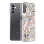 Husa Techsuit - Marble Series pentru Samsung Galaxy A13 5G - Pink Hex fotografia produsului