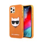 Husa premium Karl Lagerfeld pentru Apple iPhone 12/12 Pro Portocaliu fotografia produsului