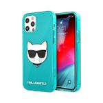 Husa premium Karl Lagerfeld pentru Apple iPhone 12/12 Pro Albastru fotografia produsului