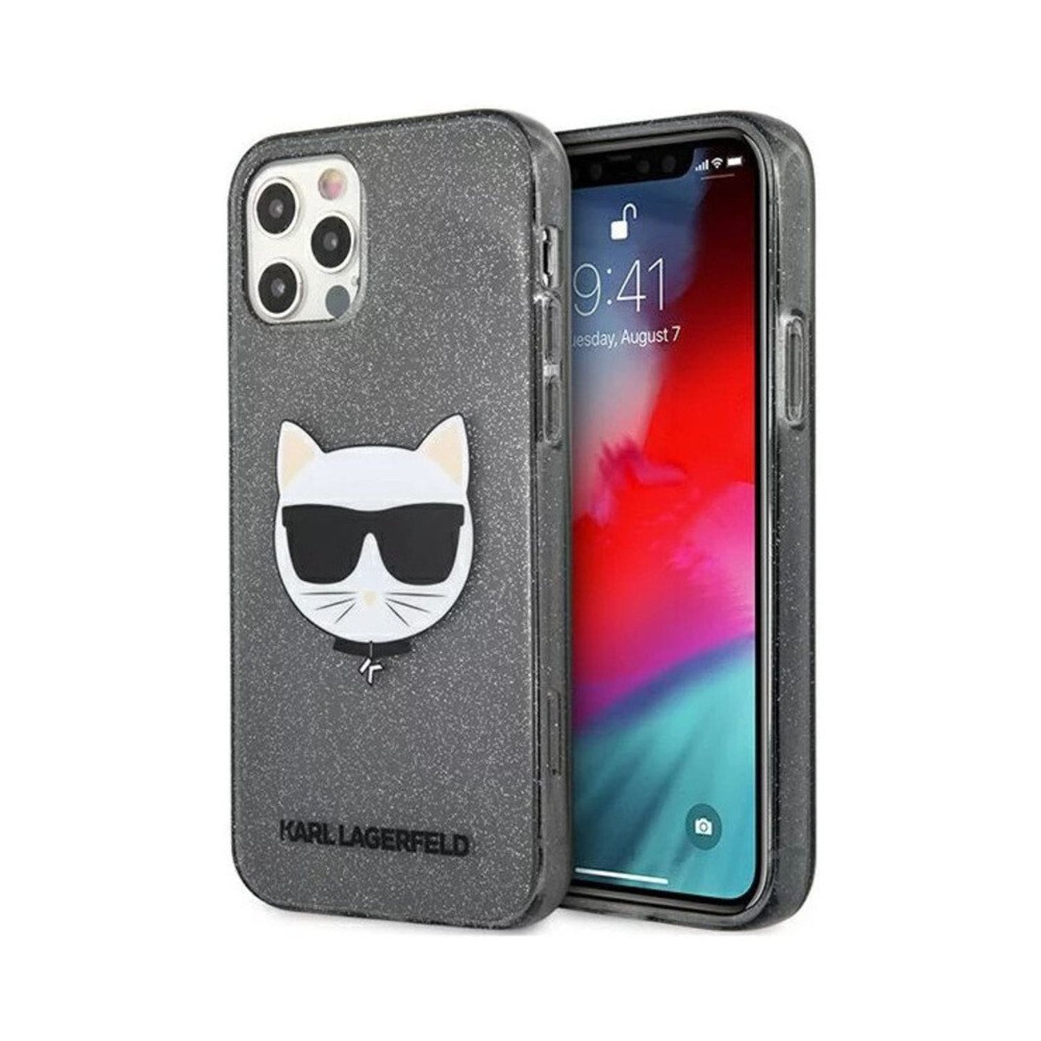 Husa premium Karl Lagerfeld pentru Apple iPhone 12/12 Pro Negru fotografia produsului
