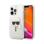 Husa premium Karl Lagerfeld pentru Apple iPhone 13/13 Pro Argintiu fotografia produsului