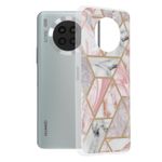 Husa Techsuit - Marble Series pentru Huawei Nova 8i - Pink Hex fotografia produsului
