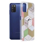 Husa Techsuit - Marble Series pentru Samsung Galaxy A03s - Purple Hex fotografia produsului