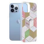 Husa Techsuit - Marble Series pentru iPhone 13 Pro Max - Purple Hex fotografia produsului