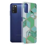 Husa Techsuit - Marble Series pentru Samsung Galaxy A03s - Green Hex fotografia produsului