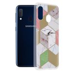Husa Techsuit - Marble Series pentru Samsung Galaxy A20e - Purple Hex fotografia produsului