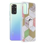 Husa Techsuit - Marble Series pentru Xiaomi Redmi Note 11 / Note 11S - Purple Hex fotografia produsului
