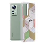 Husa Techsuit - Marble Series pentru Xiaomi 12 - Purple Hex fotografia produsului