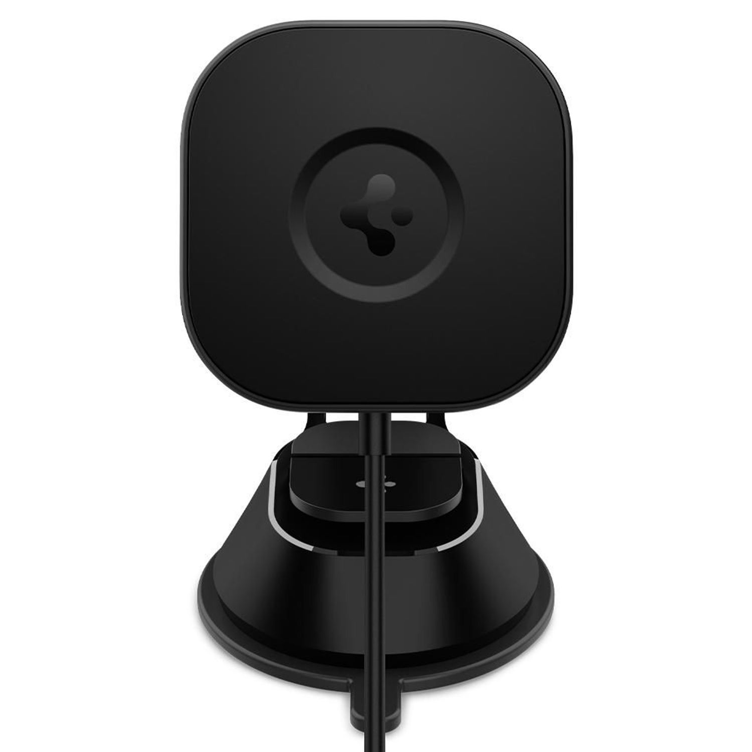 Suport auto Spigen ITS35W, incarcator wireless MagSafe, Negru fotografia produsului View 3 L