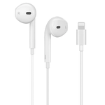 Casti HOCO - Stereo Earphones, Lightning cu microfon, 1.2 m, Alb fotografia produsului