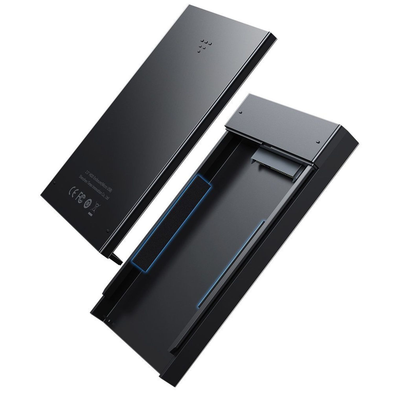 Carcasa hard extern, Rack HDD/SSD 2.5 Baseus, cablu 0.5 m, Negru fotografia produsului View 2 L