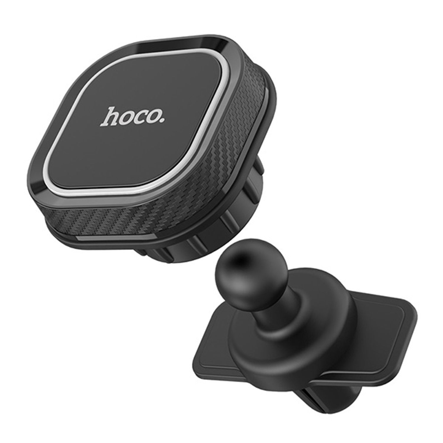 Suport auto magnetic telefon, grila ventilatie Hoco CA52, Negru fotografia produsului View 3 L
