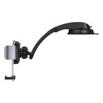 Suport telefon auto ventilatie, bord Baseus, Argintiu fotografia produsului View 3 S