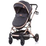 Carucior Chipolino Estelle 3 in 1 anthracite fotografia produsului View 3 S