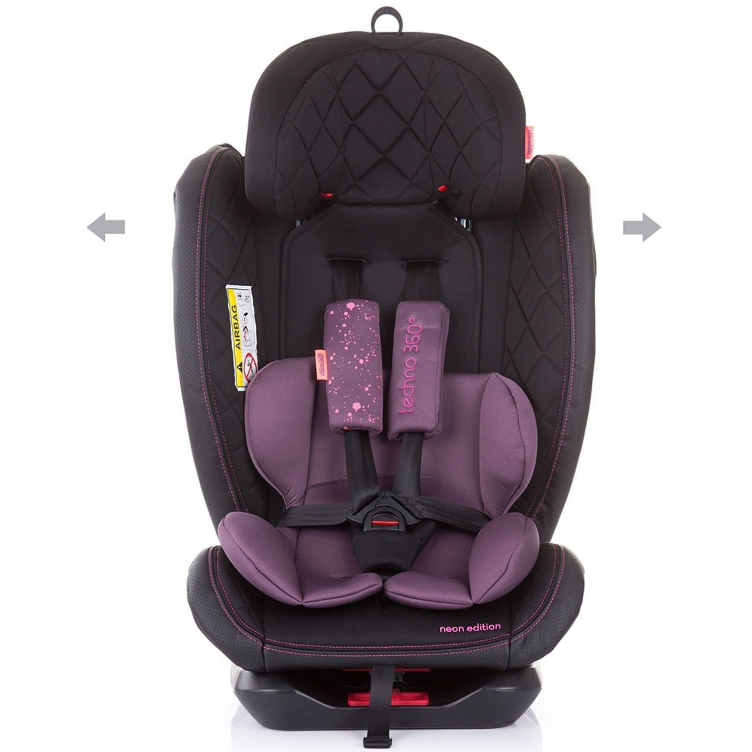 Scaun auto Chipolino Techno 0-36 kg lilac cu sistem Isofix fotografia produsului View 3 L