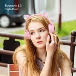 Casti HOCO - Wireless Headphones, pliabile, Bluetooth 5.0, Roz fotografia produsului View 3 S