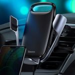 Suport auto cu incarcare wireless Baseus, 15W, Negru fotografia produsului View 3 S