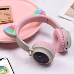 Casti HOCO - Wireless Headphones, pliabile, Bluetooth 5.0, Gri fotografia produsului View 3 S
