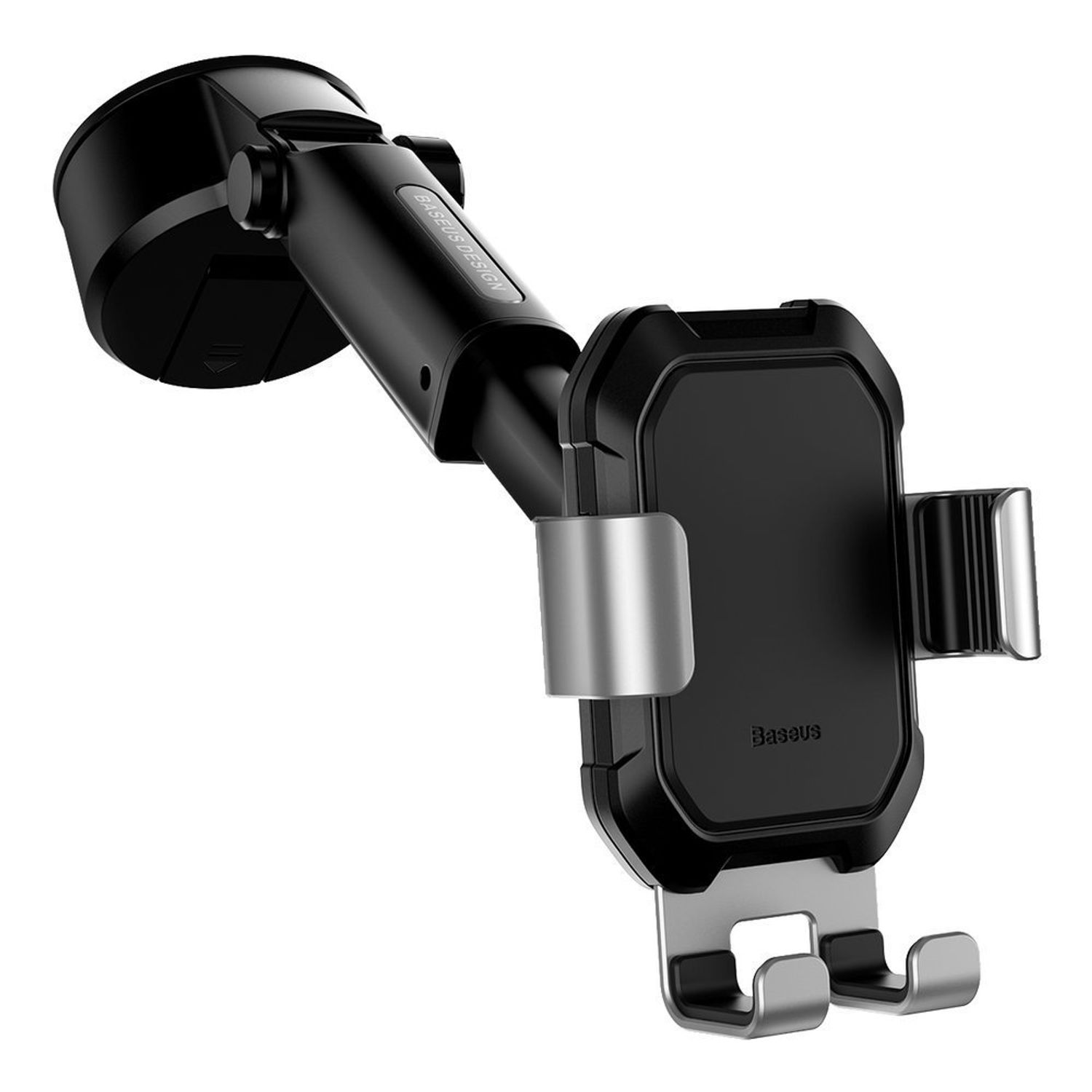 Suport auto telefon Baseus, parbriz/ bord, Argintiu fotografia produsului View 2 L
