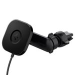 Suport auto Spigen ITS12W, incarcator wireless MagSafe, Negru fotografia produsului View 2 S