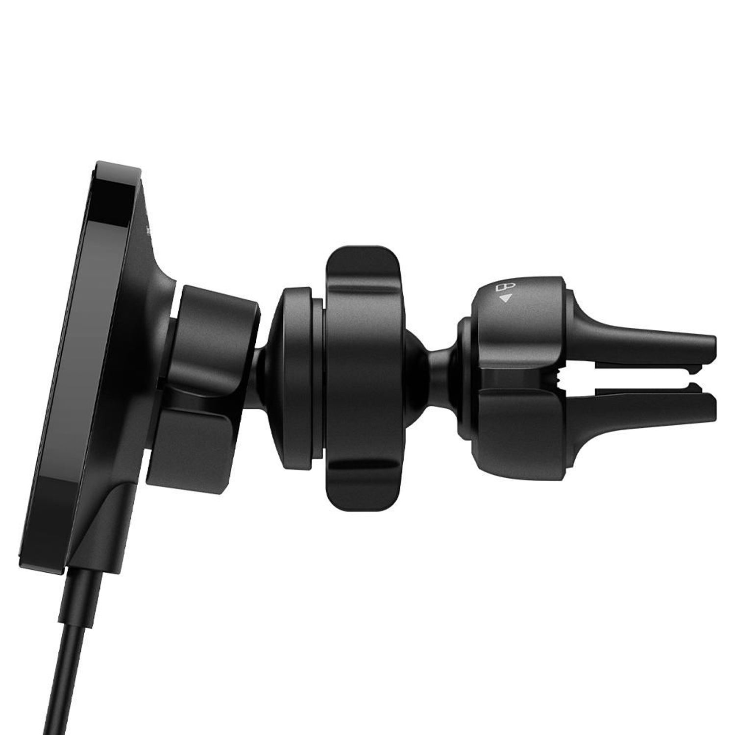 Suport auto Spigen ITS12W, incarcator wireless MagSafe, Negru fotografia produsului View 3 L