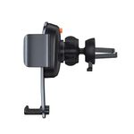 Suport telefon auto ventilatie, bord Baseus, Gri fotografia produsului View 2 S