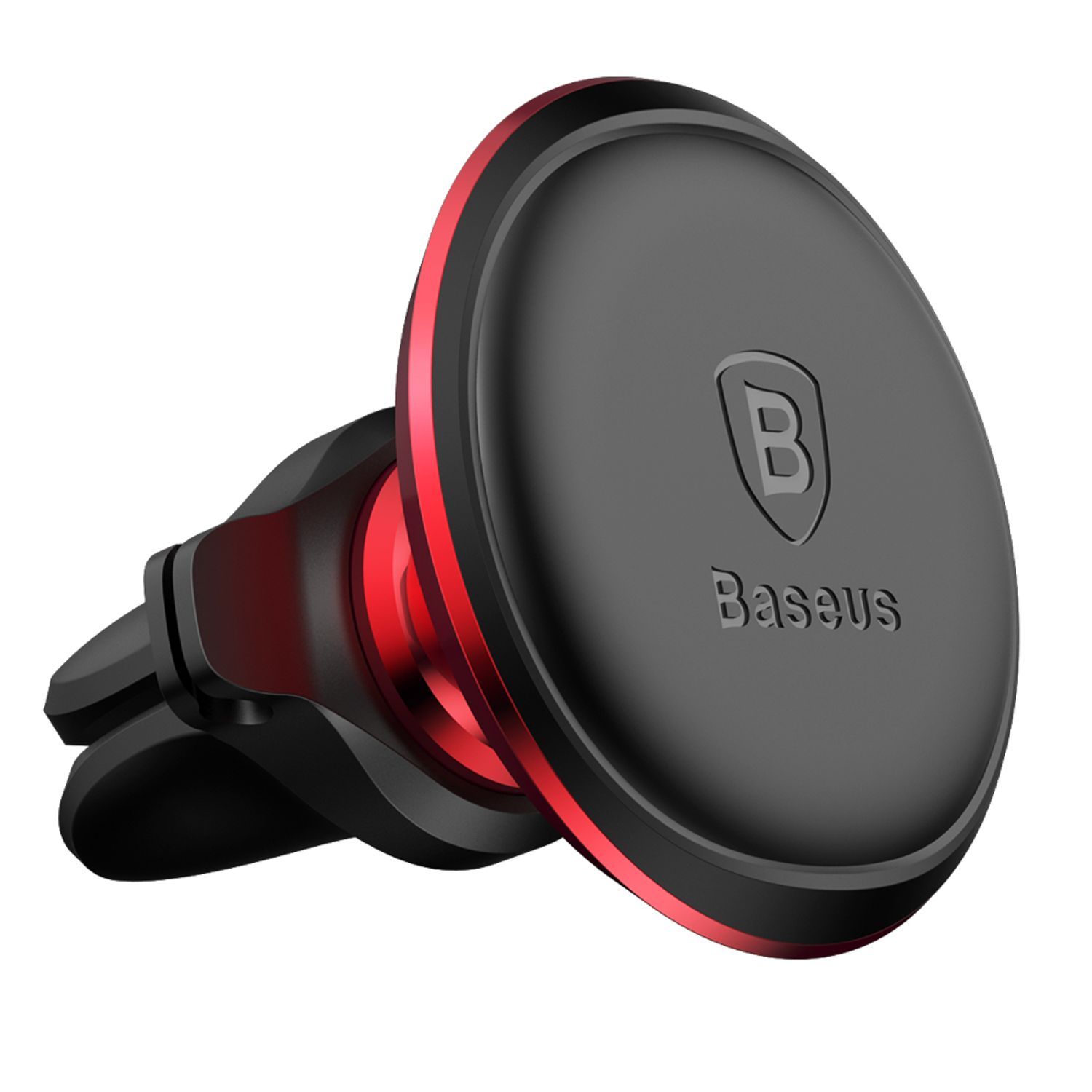 Suport telefon auto grila ventilatie Baseus, Rosu fotografia produsului