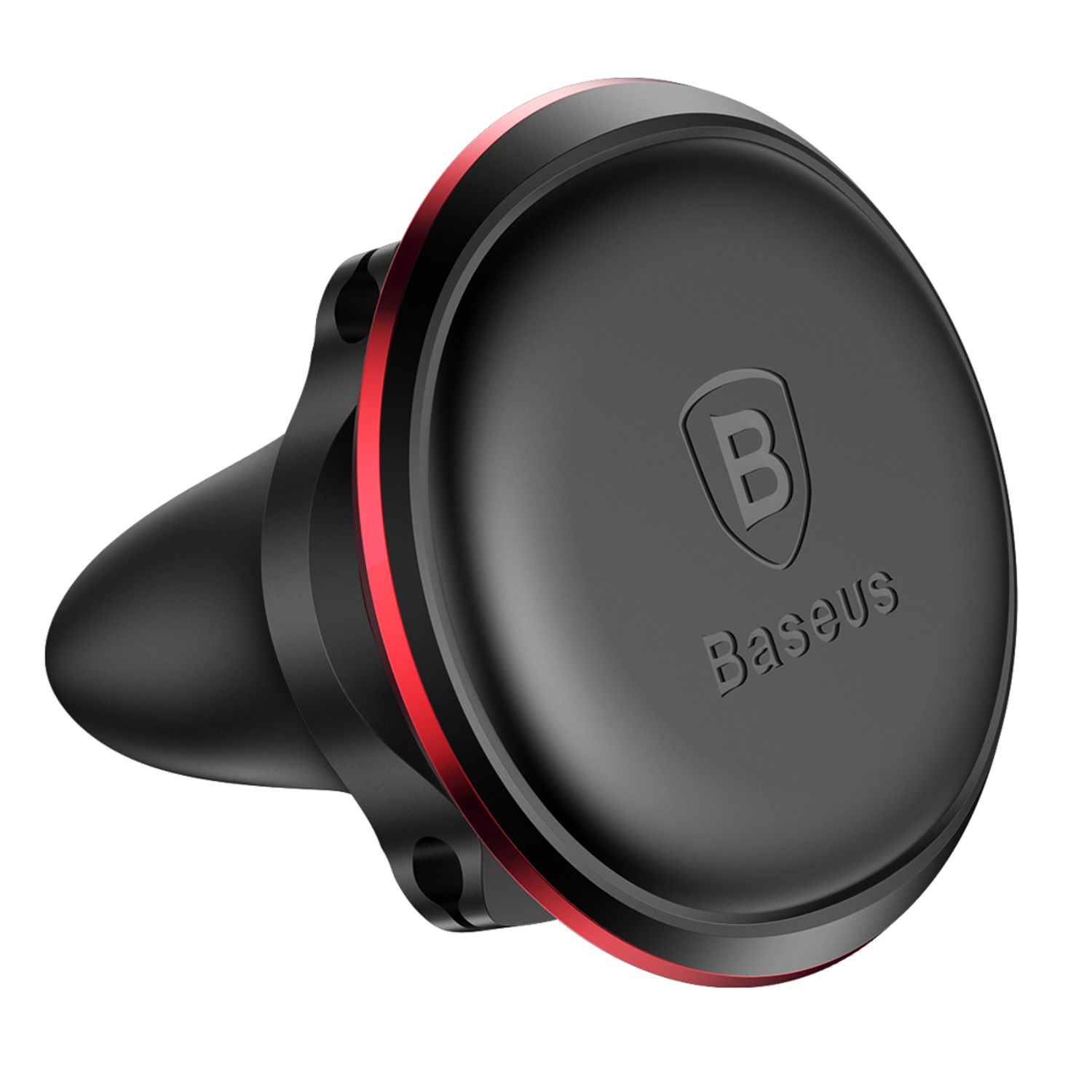 Suport telefon auto grila ventilatie Baseus, Rosu fotografia produsului View 3 L