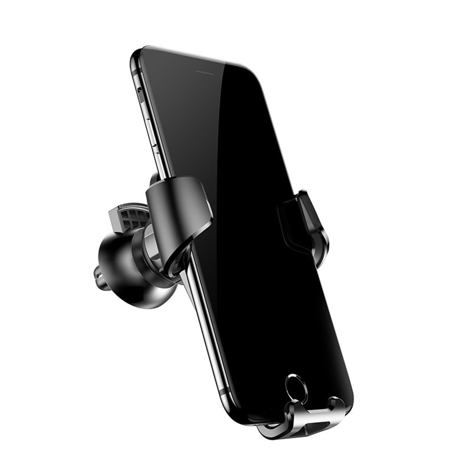 Suport telefon auto grila ventilatie Baseus, Negru fotografia produsului View 2 L