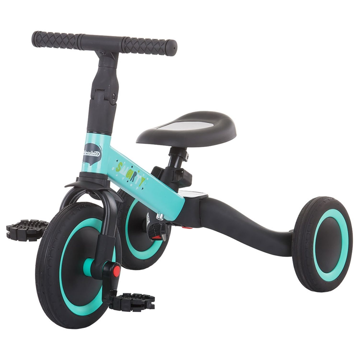 Tricicleta si bicicleta Chipolino Smarty 2 in 1 mint fotografia produsului