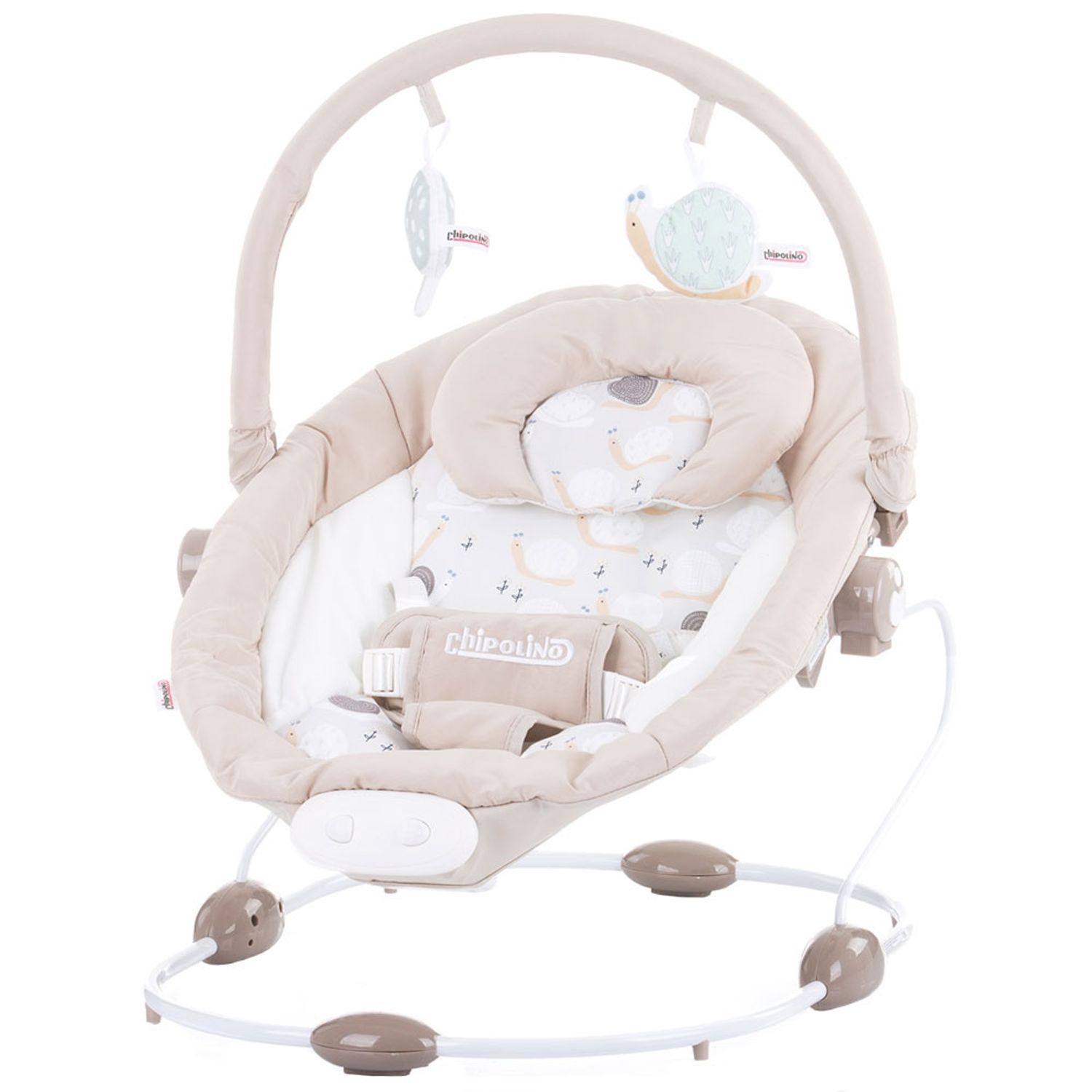 Scaunel balansoar Chipolino Siesta beige fotografia produsului