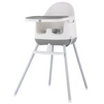 Scaun de masa Chipolino Pudding 3 in 1 grey fotografia produsului
