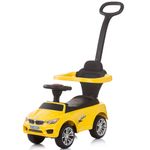 Masinuta de impins Chipolino Flash yellow cu maner si copertina fotografia produsului View 3 S
