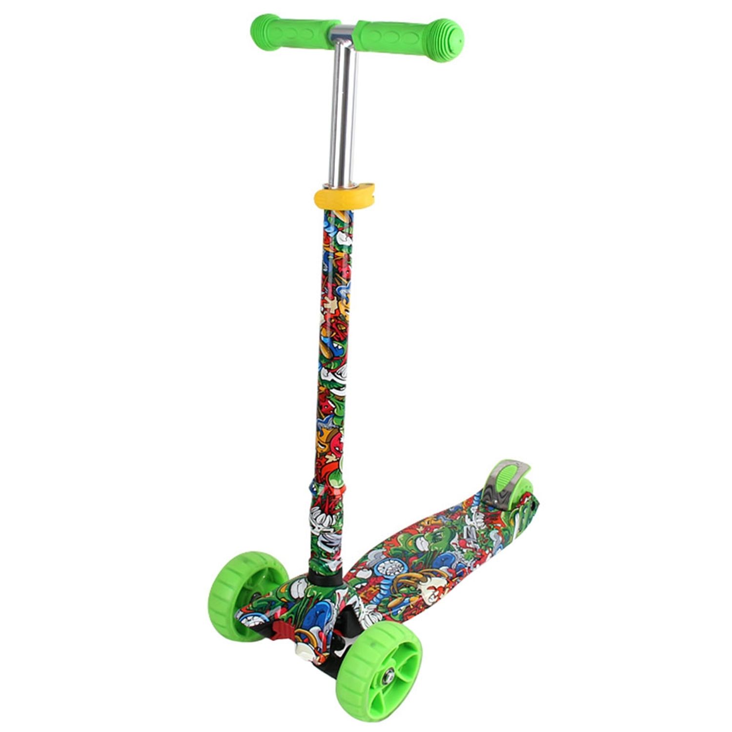 Trotineta Chipolino Croxer Evo green grafitti fotografia produsului