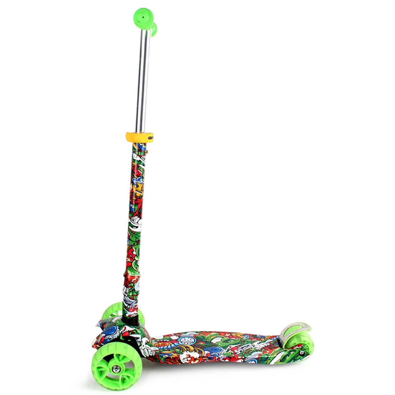 Trotineta Chipolino Croxer Evo green grafitti fotografia produsului View 2 L