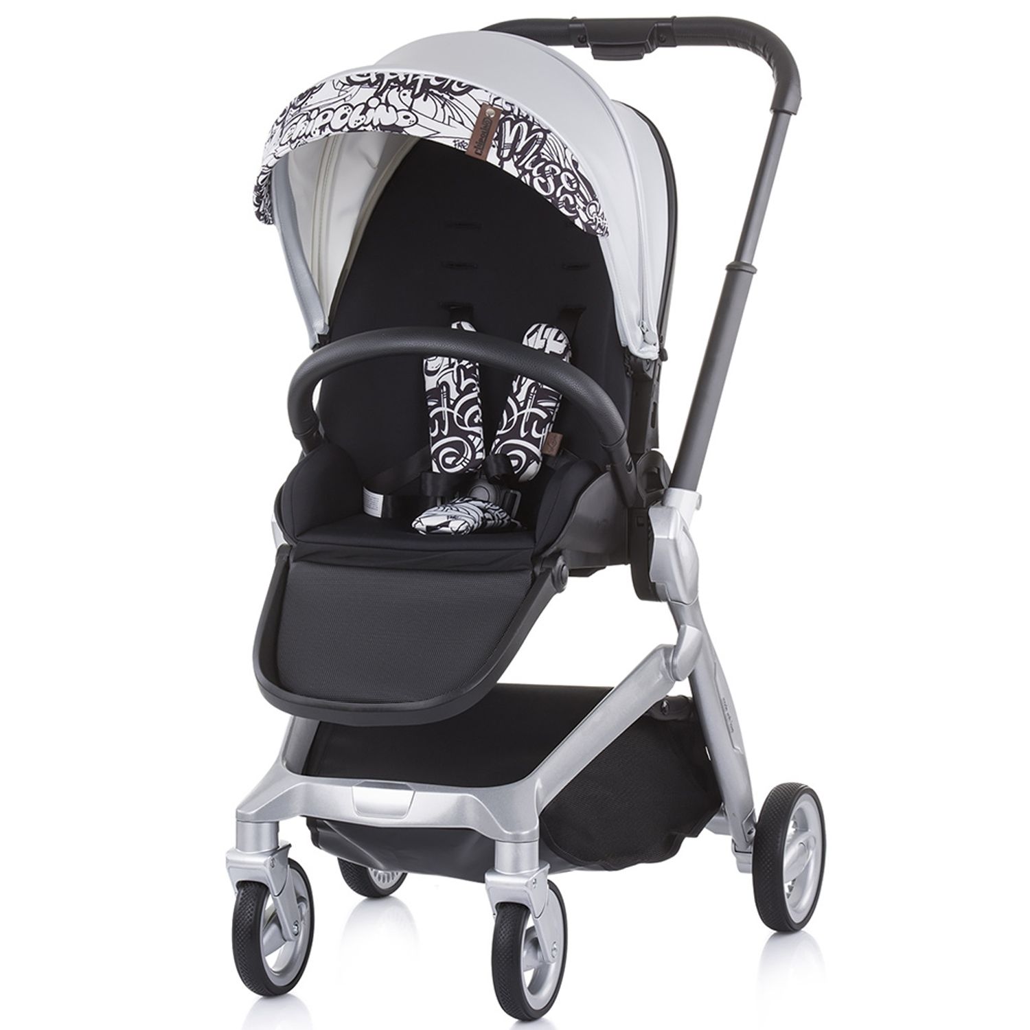 Carucior Chipolino Emotion 3 in 1 silver fotografia produsului View 2 L