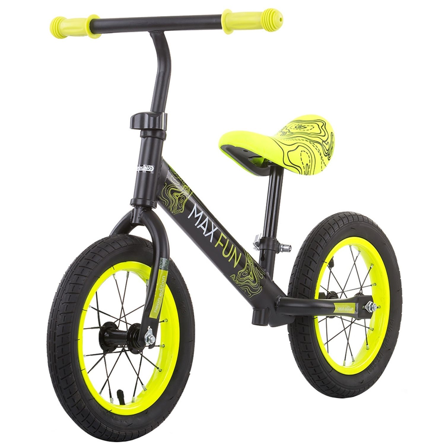 Bicicleta fara pedale Chipolino Max Fun green fotografia produsului
