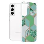 Husa Techsuit - Marble Series pentru Samsung Galaxy S22 - Green Hex fotografia produsului
