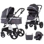 Carucior Chipolino Havana 3 in 1 anthracite fotografia produsului